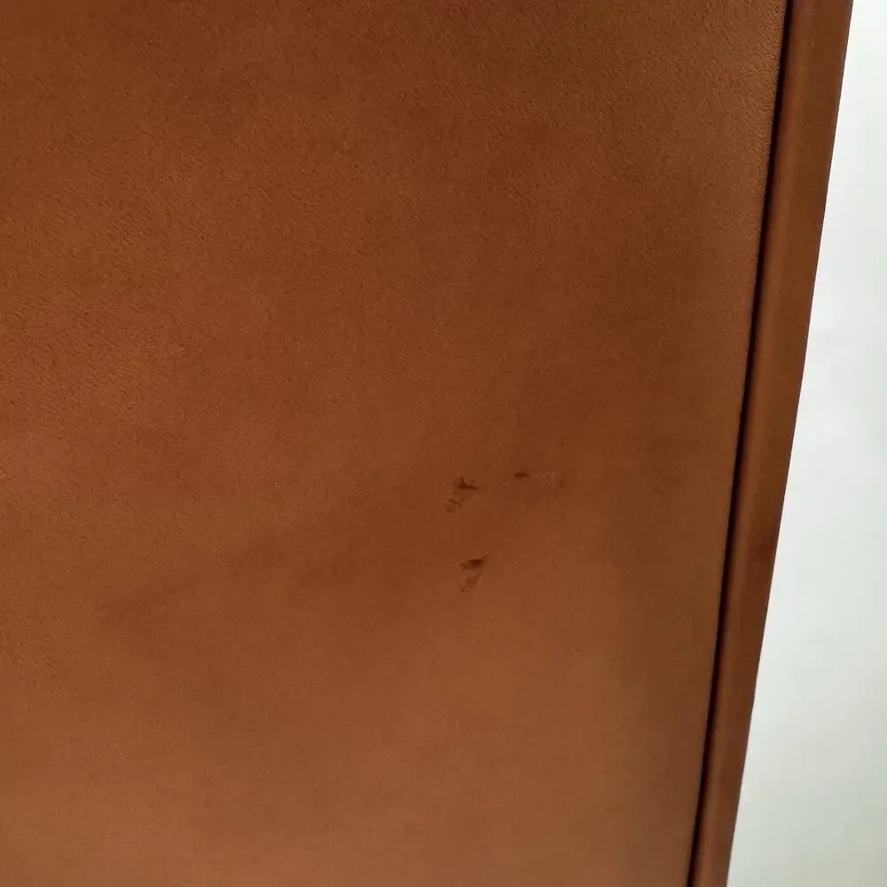Hartmann Leather Briefcase Camel Brown Gold Hardware 4